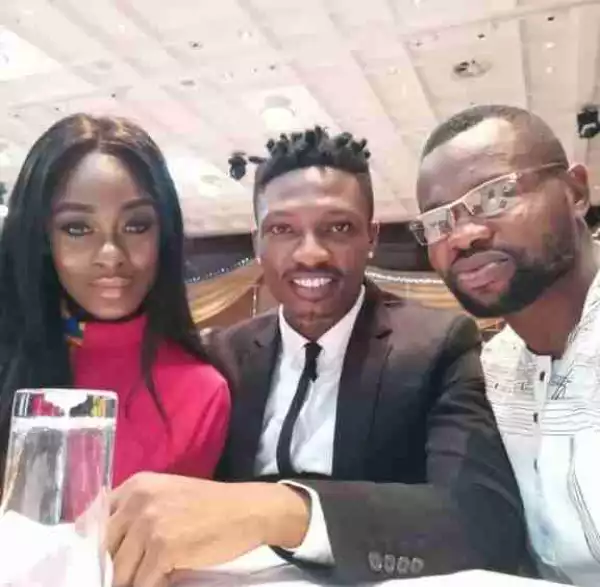 BBNaija Stars, Efe, Uriel And Kemen Pictured Together At The "500 CEOs Conference" 